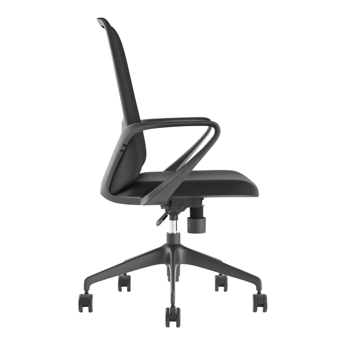Mondo Mistral Chair Mesh Back with Arms Black
