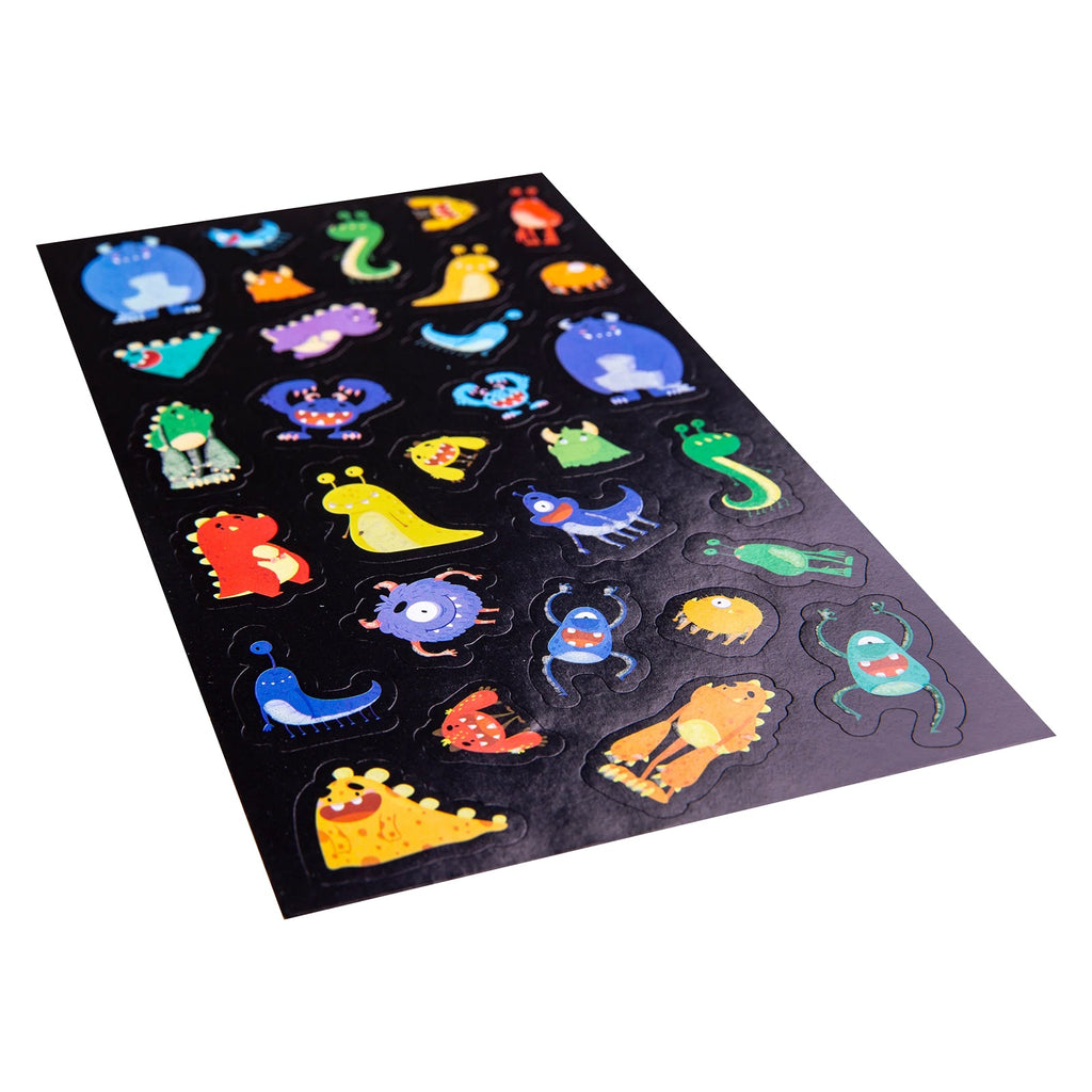 Monster Mayhem Glow Sticker Set of 30