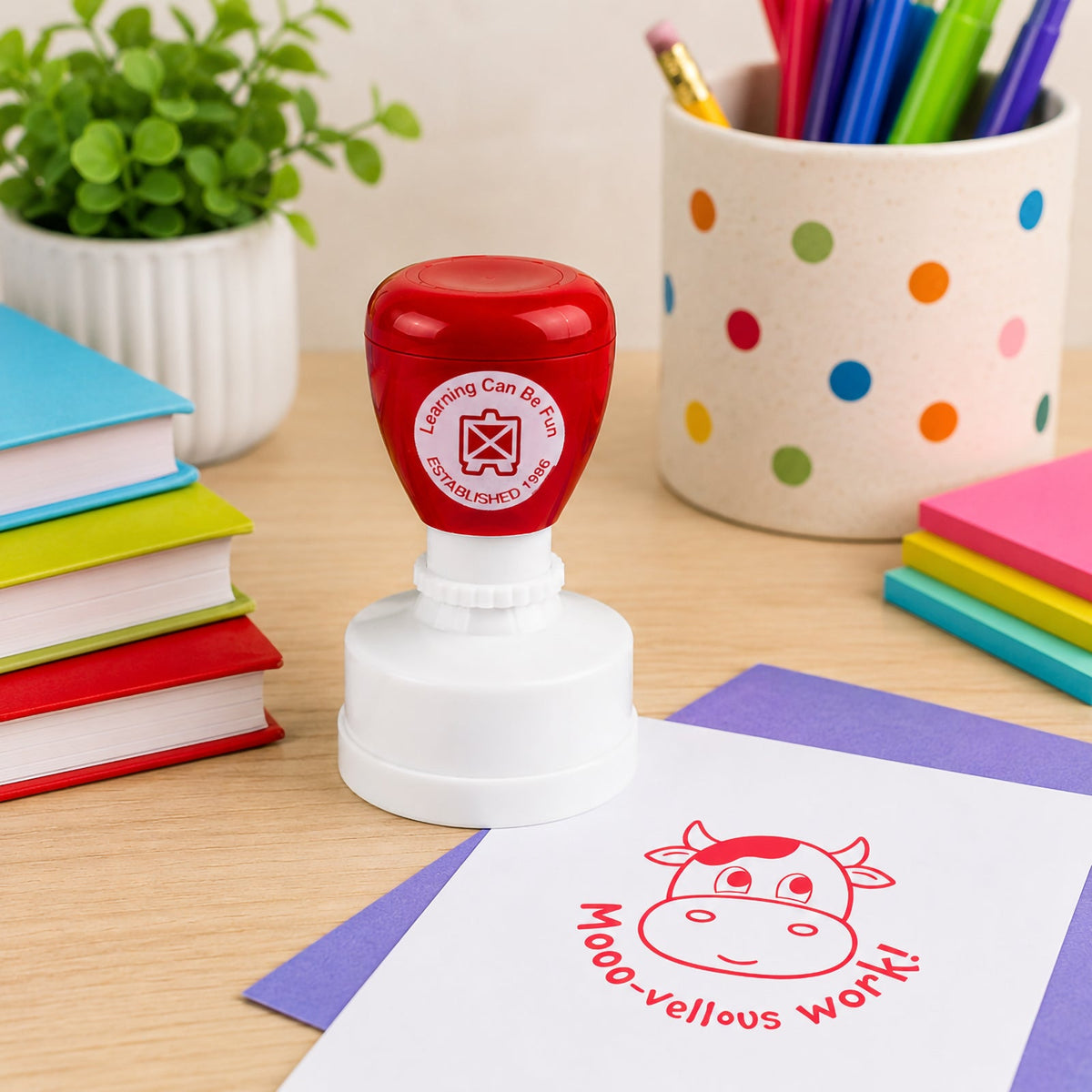 Mooo-vellous Work Merit Stamp