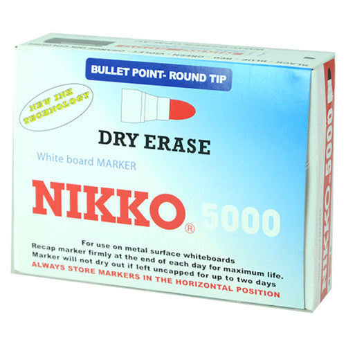 Nikko 5000 Dry Erase Whiteboard Marker Green