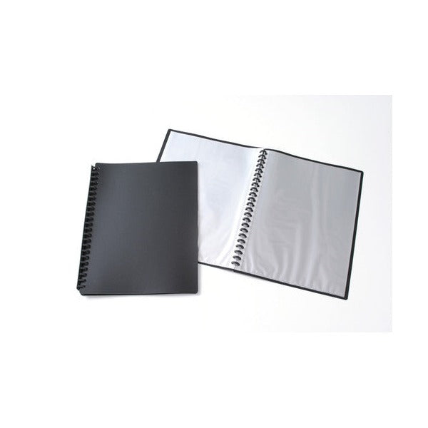 Olympic Display Book Refillable A4 20 Pages Matt Black Pack of 20