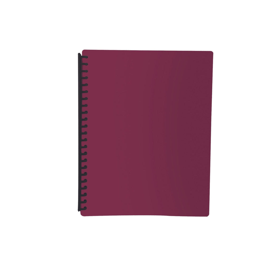 Olympic Display Book Refillable A4 20 Pages Matt Maroon Pack of 20