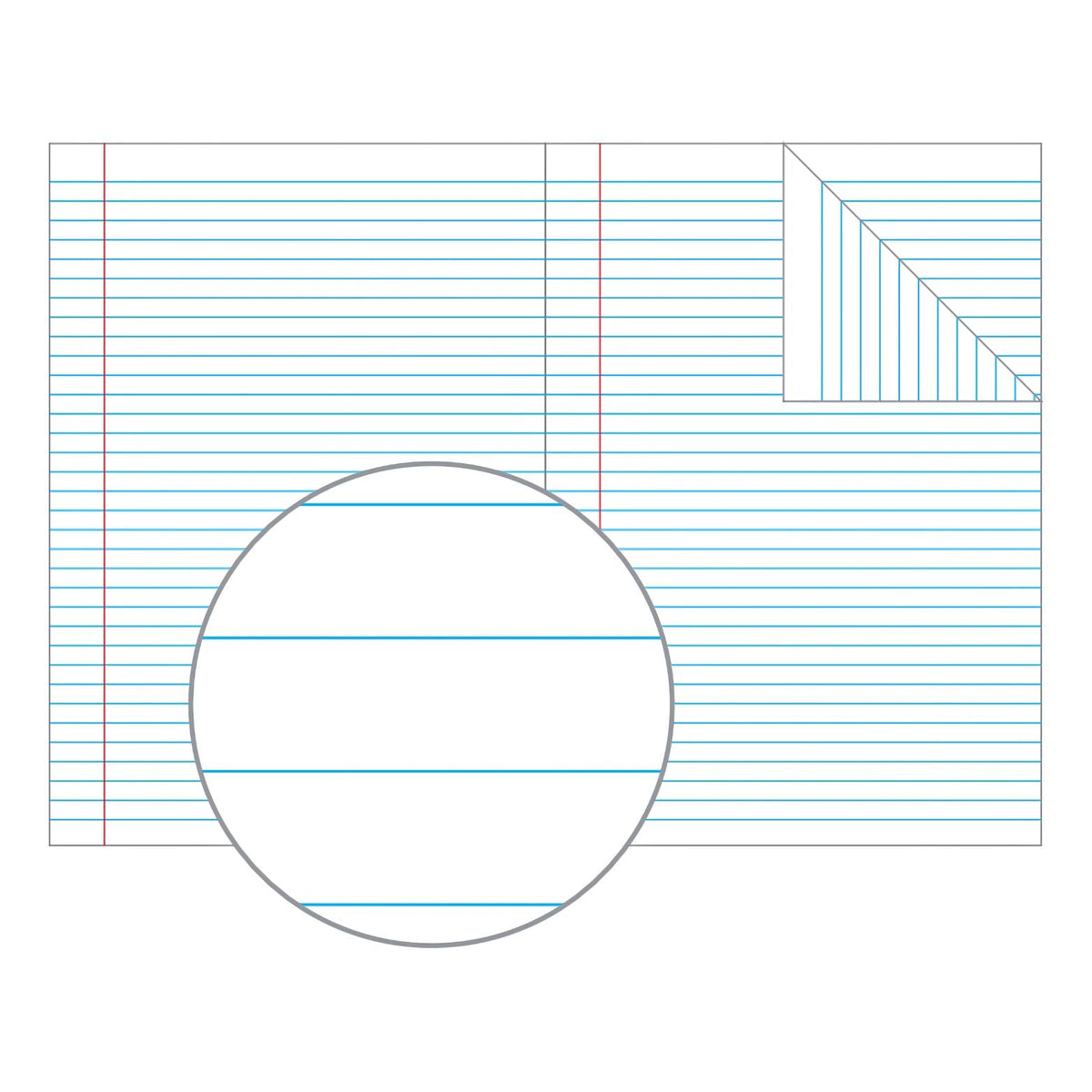 Olympic Eco Exercise Book A4 64 Pages 8mm Ruling Stapled Pack of 20