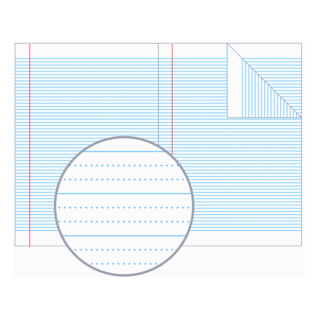 Olympic Exercise Book A4 48 Pages 9mm Dotted Thirds Ruled Pack of 20