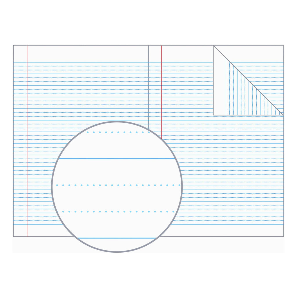 Olympic Exercise Book A4 96 Pages 18mm Dotted Thirds Ruled Pack of 10