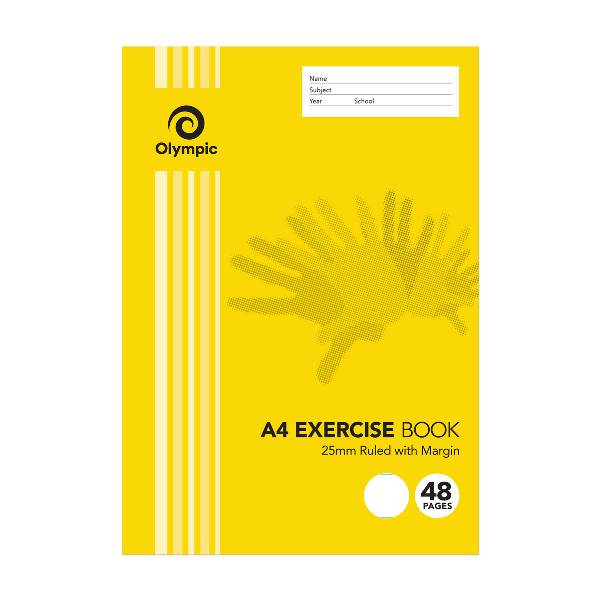 Olympic Exercise Book A4 48 Pages 25mm Feint Stapled Pack of 20