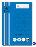 Olympic Graph Book A4 96 Pages 5mm Stapled Pack of 10