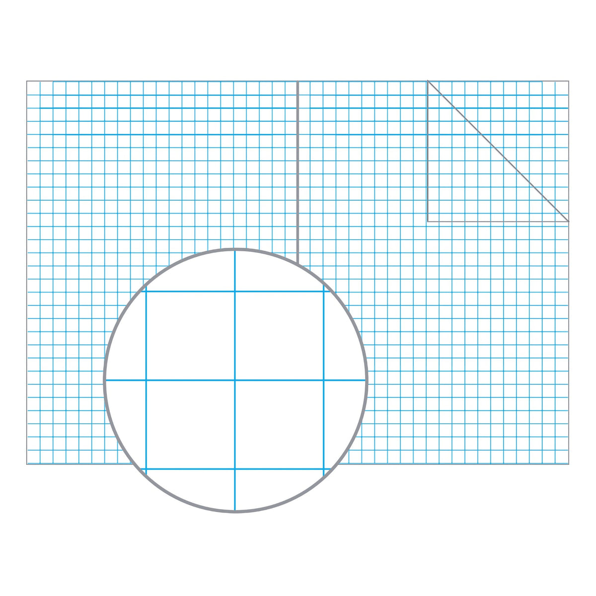Olympic Grid Book A4 48 Pages 10mm Stapled Pack of 20
