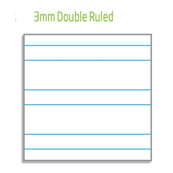 Olympic NSW Student Notebook Double Ruled 3mm Rose Pink 250 x 175mm Box of 20