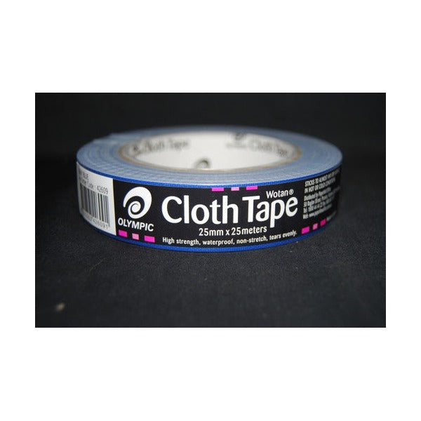 Olympic Wotan Cloth Tape 25mm x 25m Binding Navy Blue