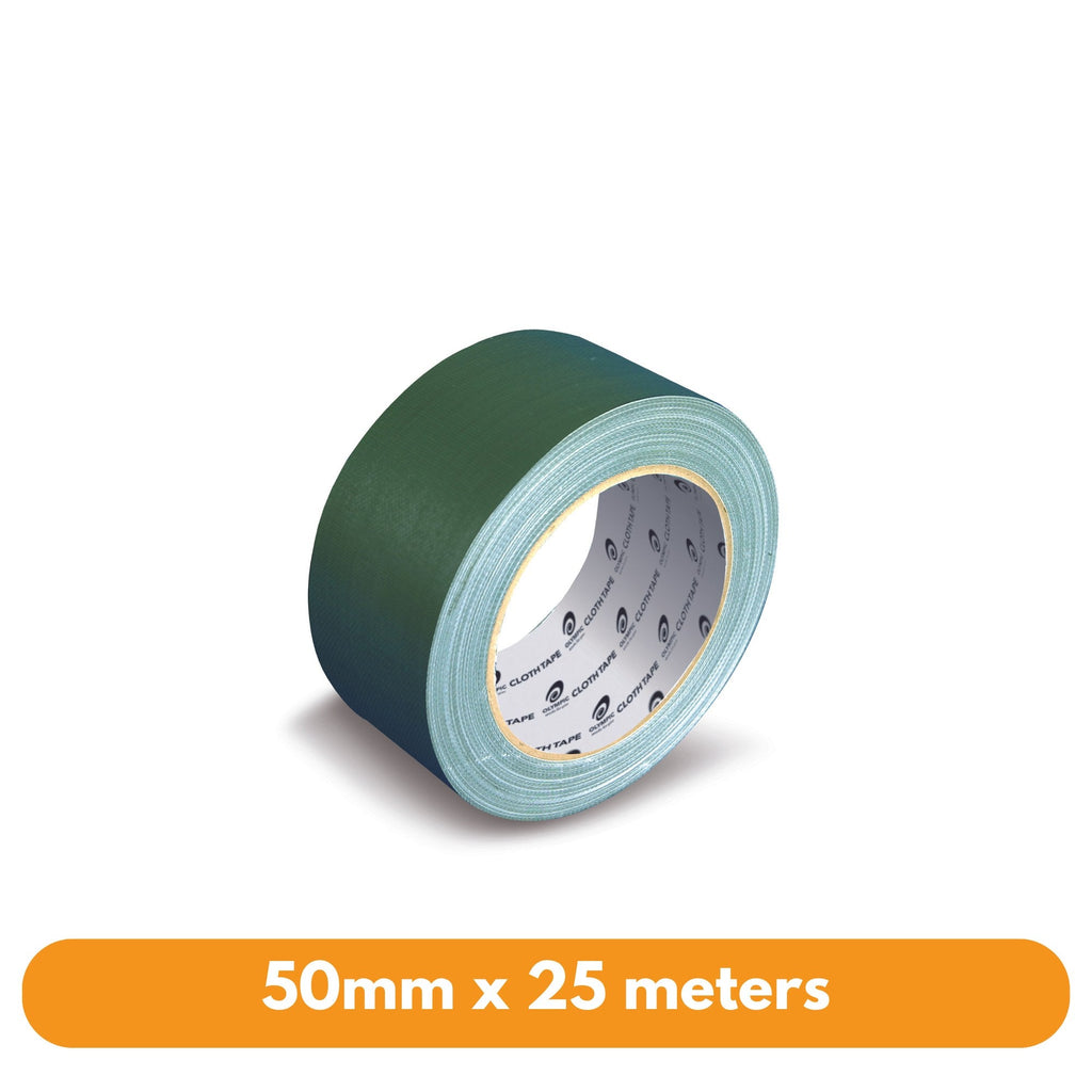 Olympic Wotan Cloth Tape 50mm x 25m Binding Green