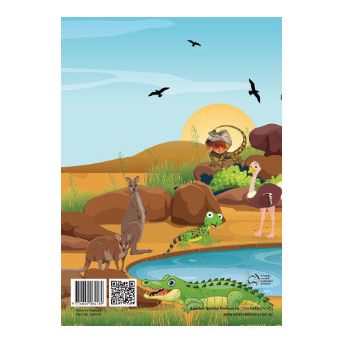 Outback Scrap Book 330 x 240mm 48 Page 70gsm Board Cover Pack of 10