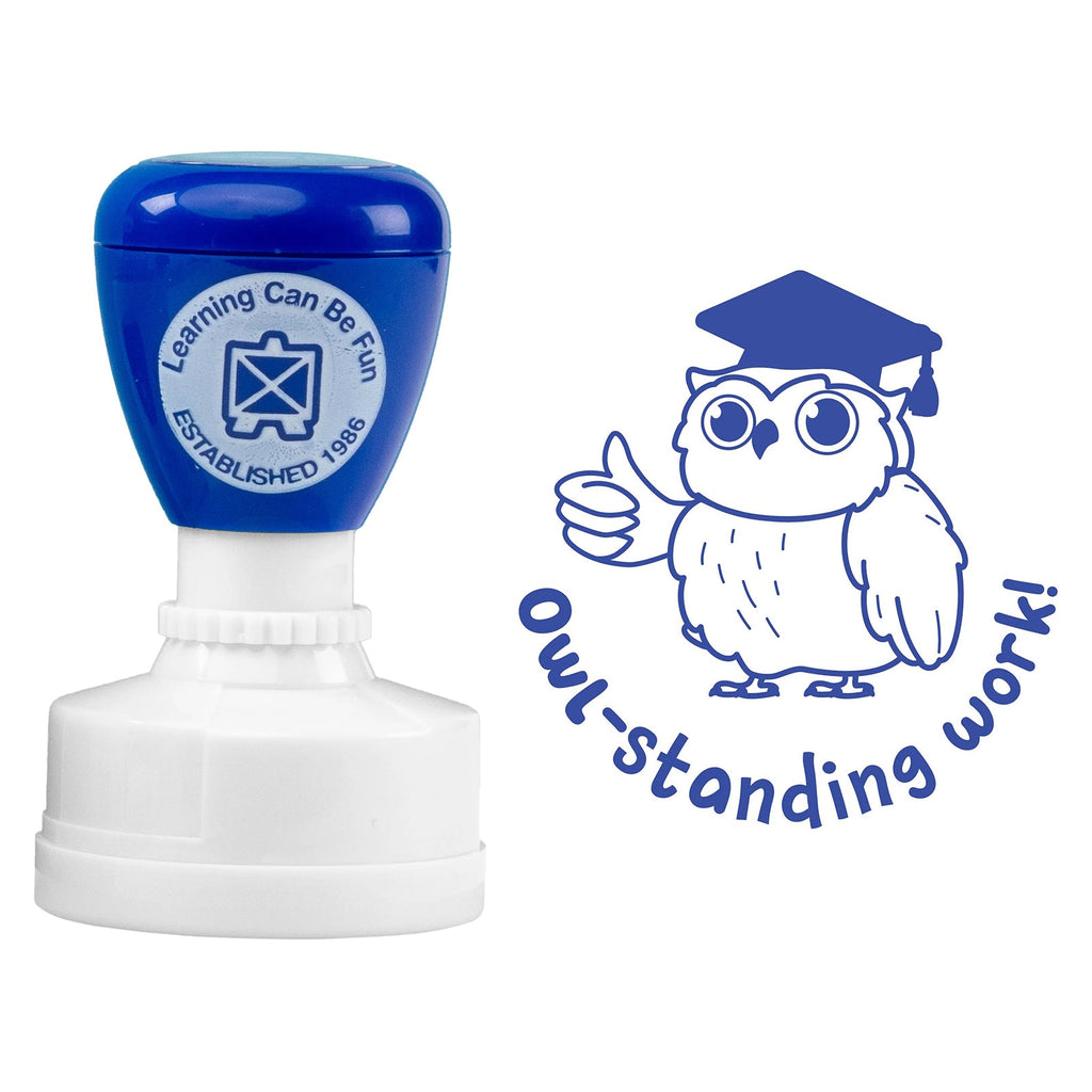 Owl-standing Work Merit Stamp