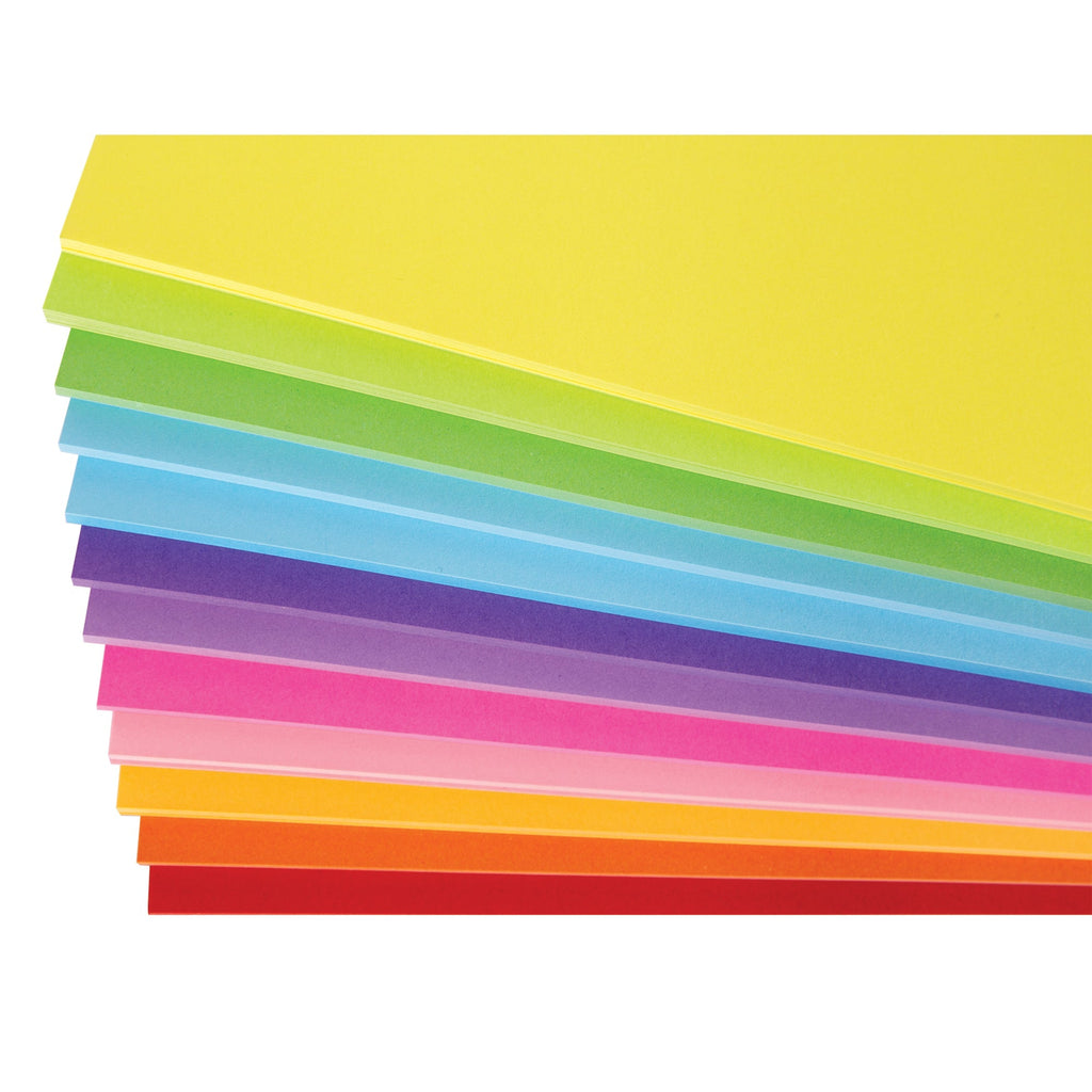 Zart Coloured Paper Neon and Bright A3 Assorted Ream of 500