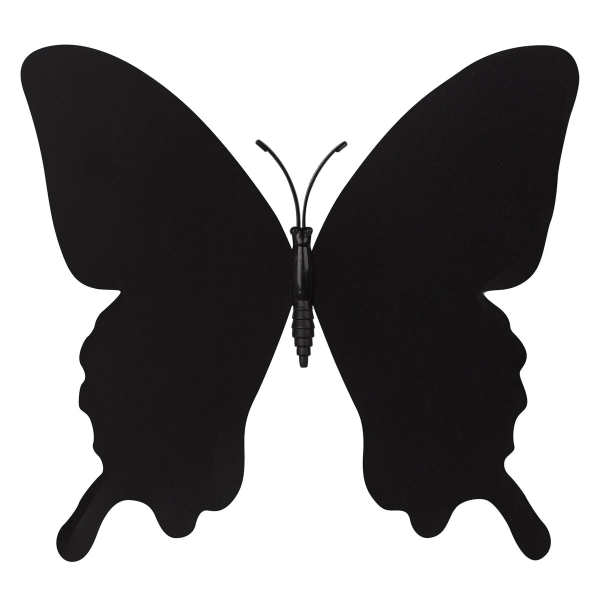 Zart Plastic Butterflies Black and White 12cm Pack of 20 Decorate-Your-Own