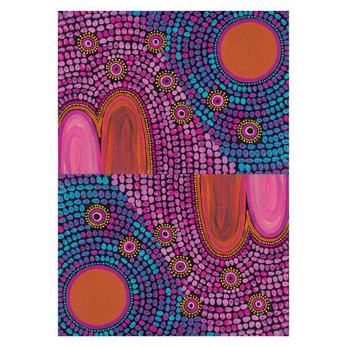 Zart Contemporary Indigenous Pattern Papers A4 Pack of 40