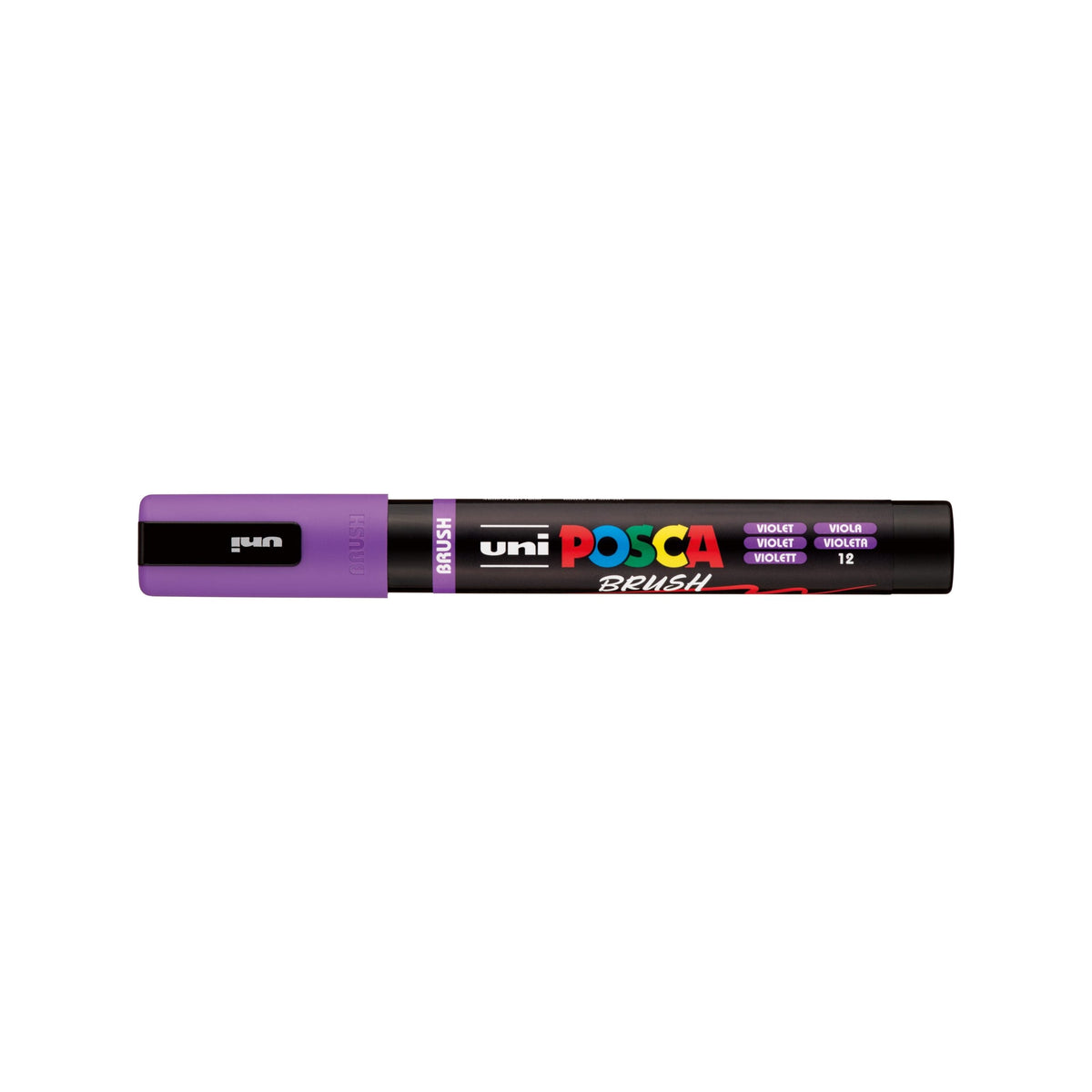 POSCA PC-5BR Paint Marker Medium Brush Tip Violet