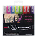 Uni Liquid Chalk Marker Bullet Tip 2.5mm Assorted Wallet of 8
