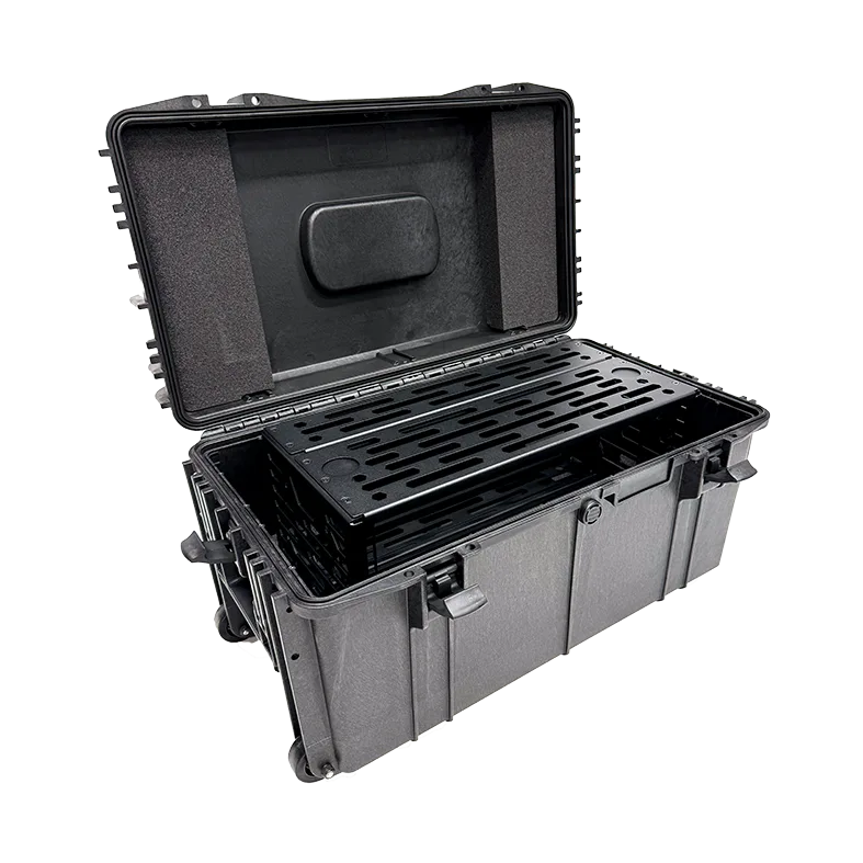 Panaro A-RACK 4U 19 Inch Rack Case in MAX630 Waterproof Case Black