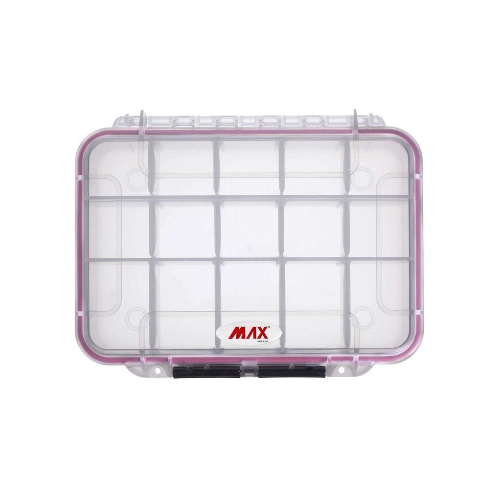 Panaro MAX002T Waterproof Case with 3-15 Adjustable Compartments Transparent