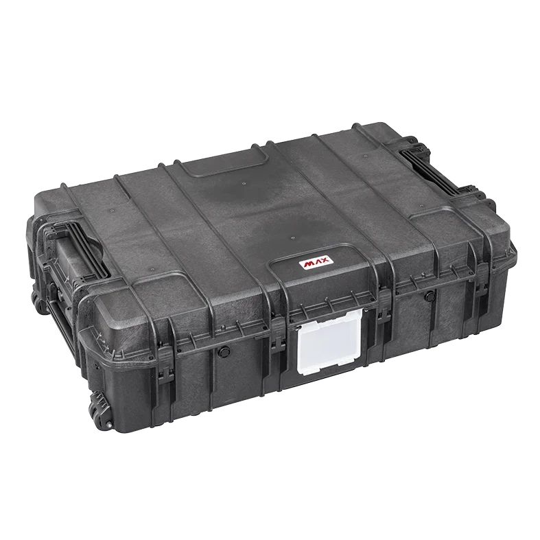 Panaro MAX1090H280GUN-H Waterproof Rifle Case for 7 Rifles with Hinged Lid Black