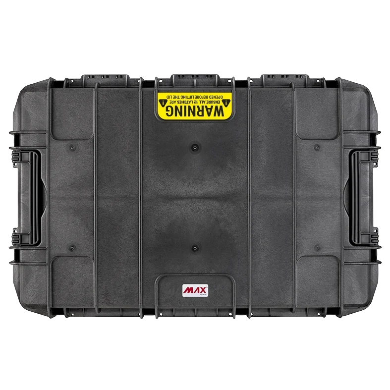 Panaro MAX1090H410GUN-R Waterproof Rifle Case for 14 Rifles with Removable Lid Black