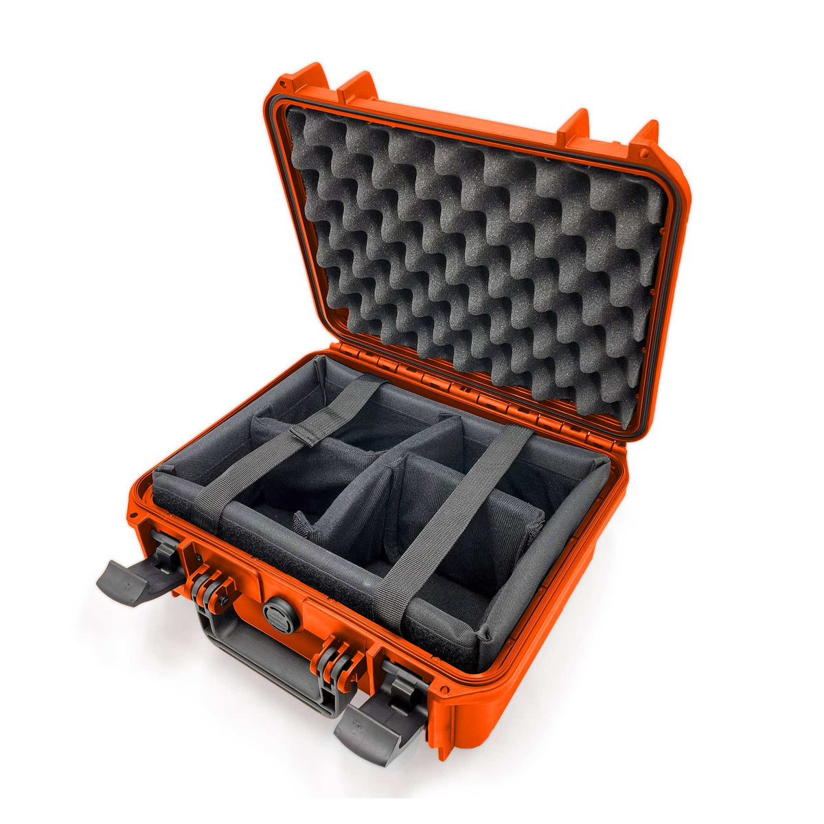 Panaro MAX300CAM Waterproof Case with Padded Dividers Orange
