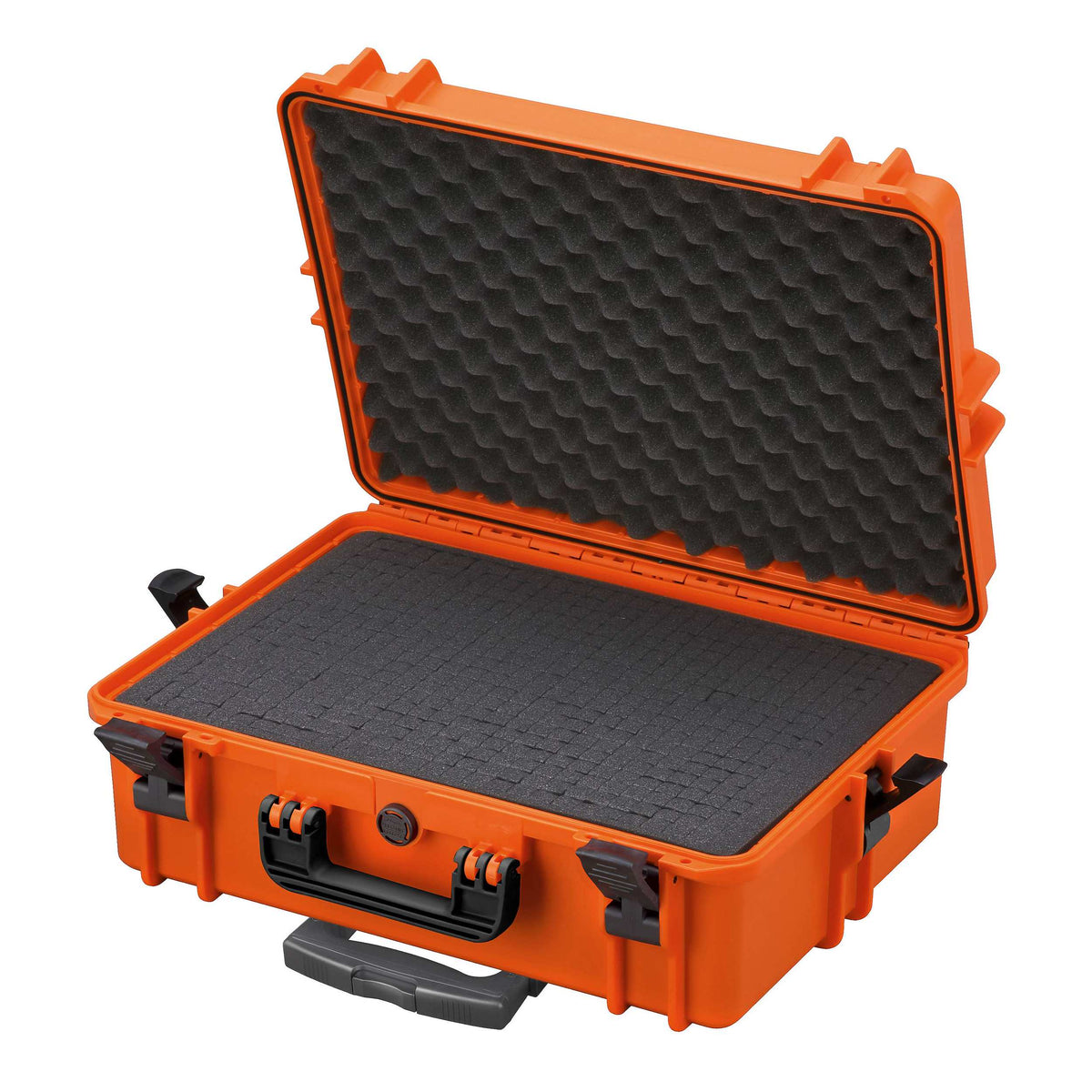 Panaro MAX505STR Waterproof Case with Cubed Foam and Trolley Orange