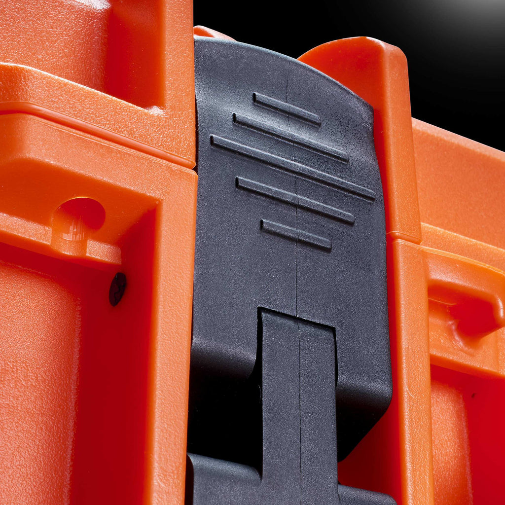 Panaro MAX505STR Waterproof Case with Cubed Foam and Trolley Orange
