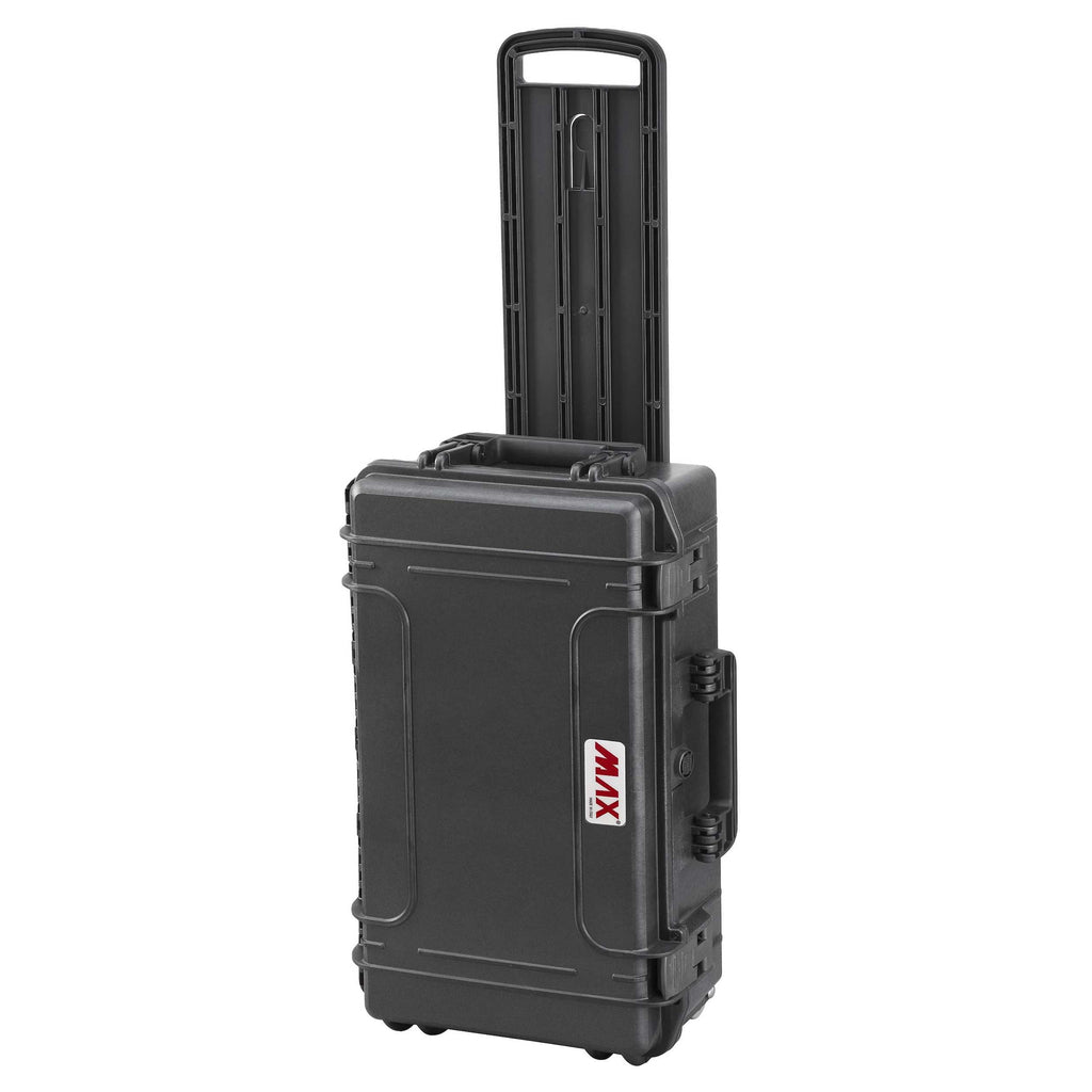 Panaro MAX520STR Waterproof Case with Cubed Foam and Trolley Black