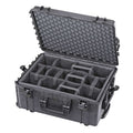 Panaro MAX540H245CAMTR Waterproof Case with Padded Dividers and Trolley Black