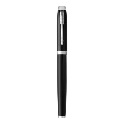 Parker IM Fountain Pen Black Lacquer and Chrome Trim Medium Nib
