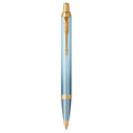 Parker IM Writing Rituals Ballpoint Pen Turquoise Green Lacquer and Gold Trim Medium Tip