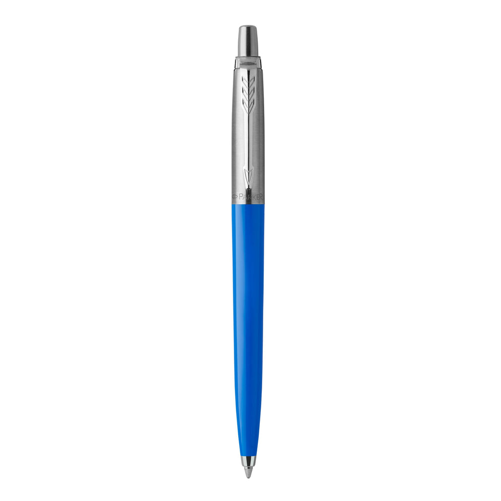 Parker Jotter Original Ballpoint Pen Blue and Chrome Trim Medium Tip
