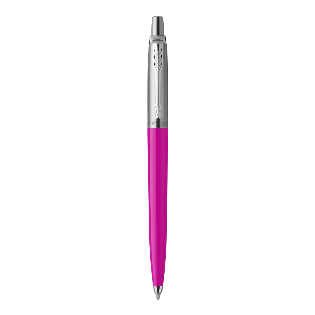 Parker Jotter Original Ballpoint Pen Magenta and Chrome Trim Medium Tip