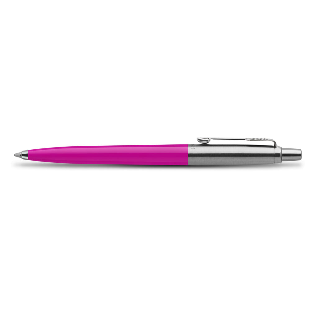Parker Jotter Original Ballpoint Pen Magenta and Chrome Trim Medium Tip