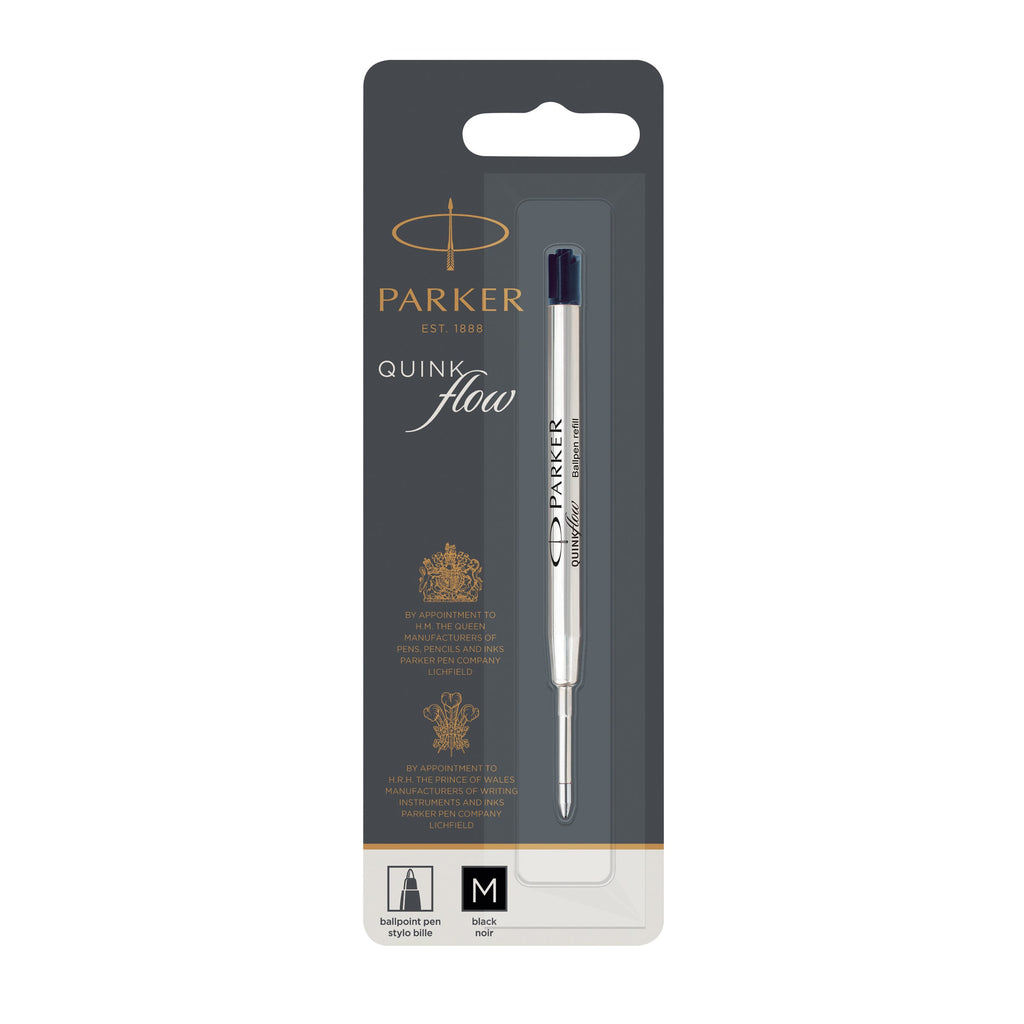 Parker Ballpoint Refill Black Medium Tip