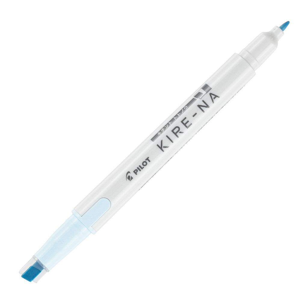 Pilot Kire-Na Dual Tip Highlighter Pale Blue Box of 10