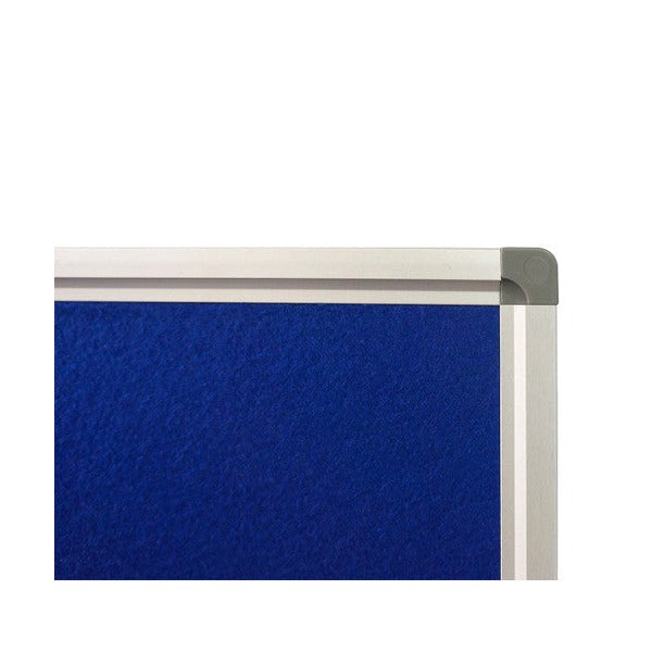 Rapidline Standard Pinboard 2400 x 15 x 1200mm Blue Upholstery