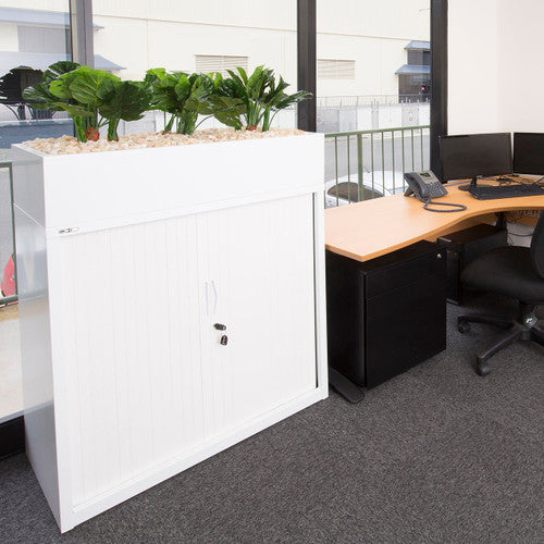 Rapidline Planter Box 900 x 230 x 473mm Only White for Go Tambour Door Cupboard