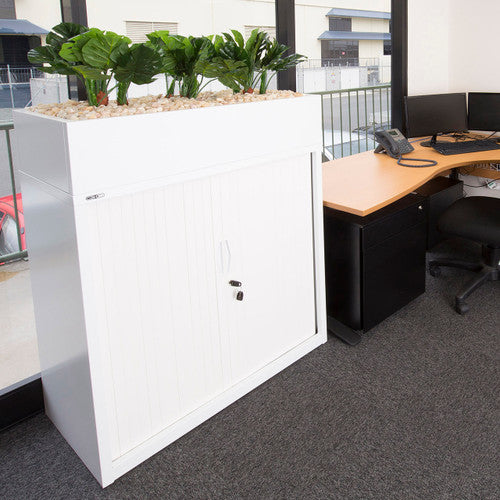 Rapidline Planter Box 1200 x 230 x 473mm Only Black for Go Tambour Door Cupboard