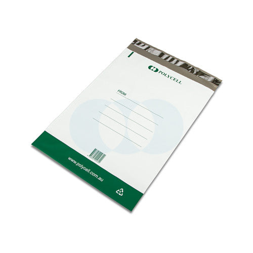 Polycell EcoPure Courier Bag Plastic 340 x 440mm Plus 50mm Flap Carton of 750