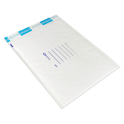 Polycell Mail Tuff Bubble Mailer 265 x 380mm Plus 50mm Flap White Carton of 100