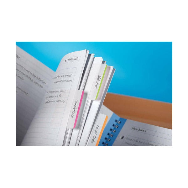 Post-it Durable Tabs Bright Assorted 50 x 38mm 686F-1BB