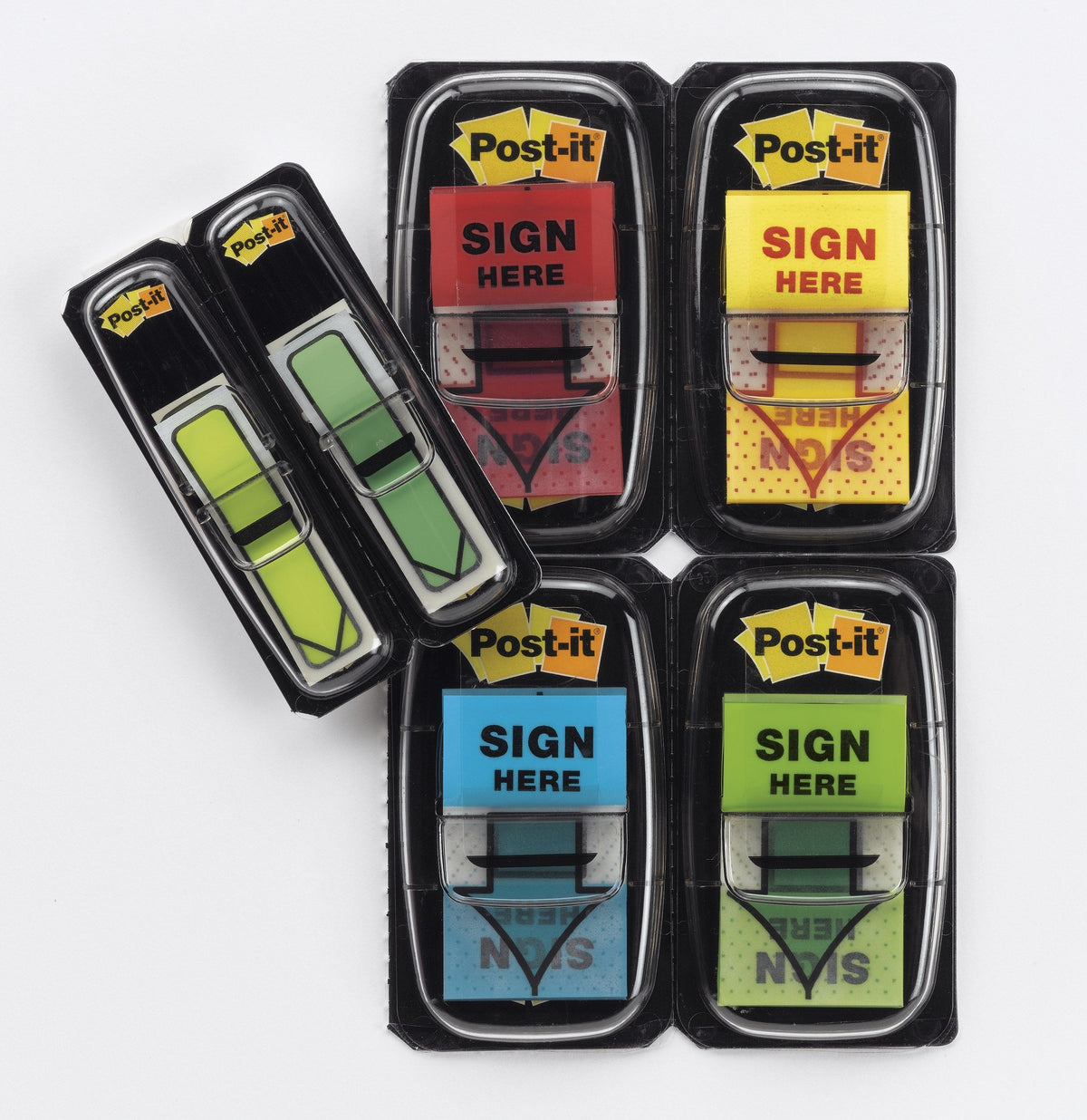 Post-it Sign Here Flags Assorted Colours with Arrow Flags Value Pack 680-SH4VA