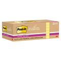 Post-it Super Sticky Notes Canary Yellow 76 x 76mm Pack of 12 654R-12SSCY