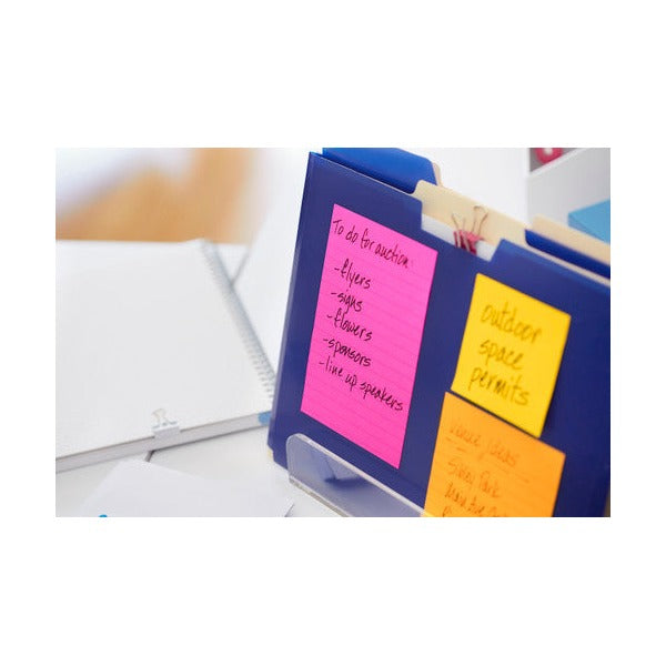 Post-it Super Sticky Notes Lined Rio De Janeiro 101 x 101mm Pack of 6 675-6SSUC