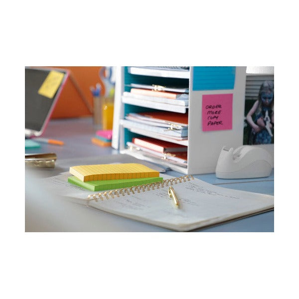 Post-it Super Sticky Notes Lined Rio De Janeiro 101 x 101mm Pack of 6 675-6SSUC