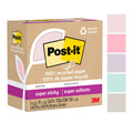 Post-it Super Sticky Notes Assorted Pastels 76 x 76mm Pack of 5 654R-5SSNRP