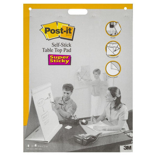 Post-it Tabletop Easel Pad White 508 x 584mm 20 Sheets 563R